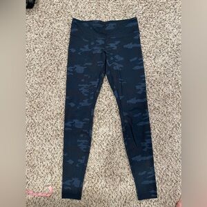 Lululemon blue Camouflage Leggings